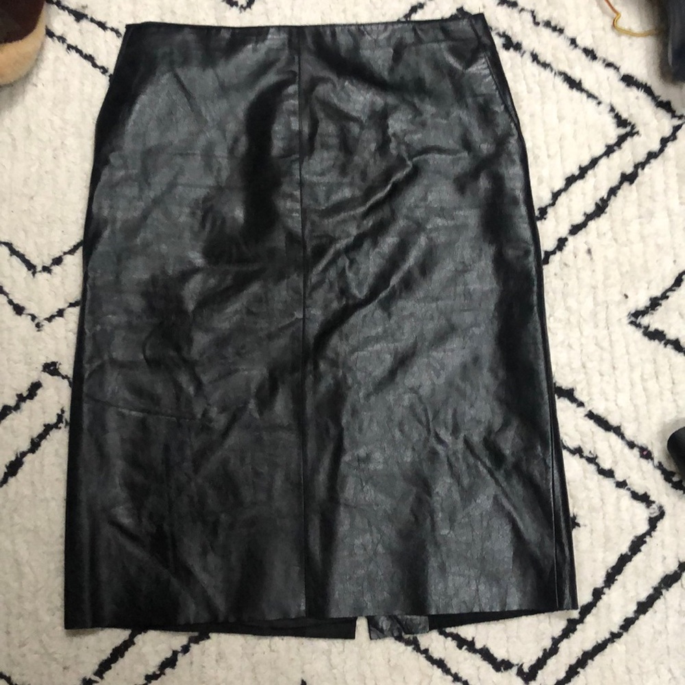Vintage Kenneth Cole Leather Pencil skirt